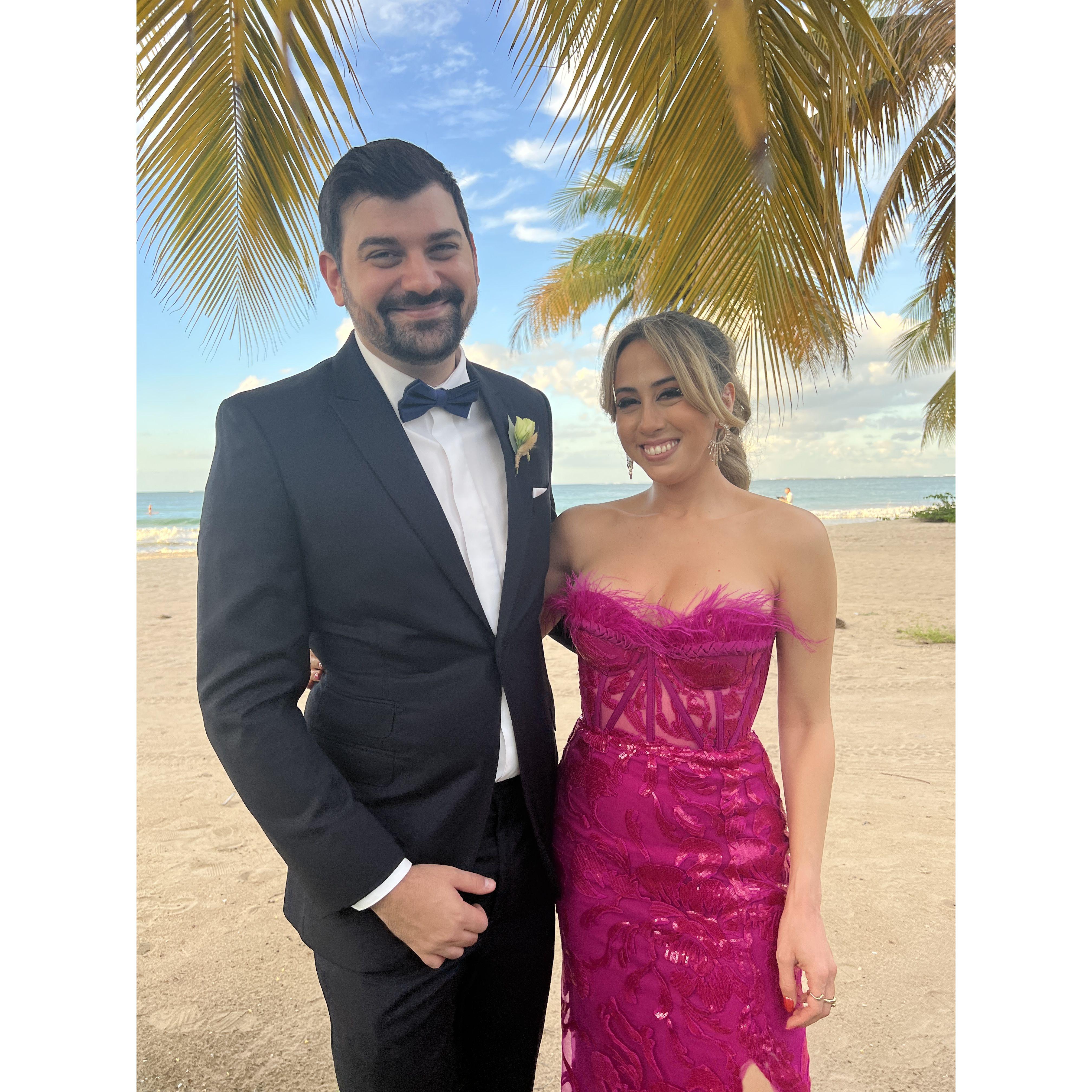 At Danny and Nicole's wedding - November 2022