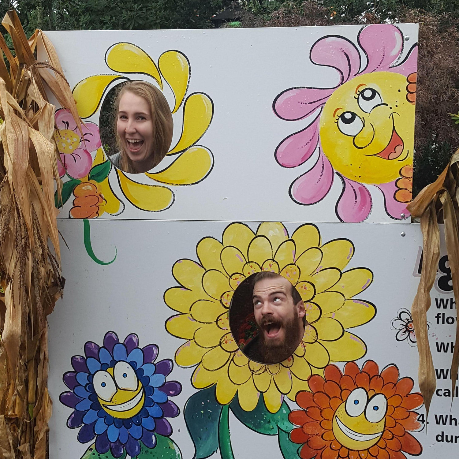 The start of our 'Topsfield Fair' tradition for Grace's birthday 🌽🐣 -Oct 2016