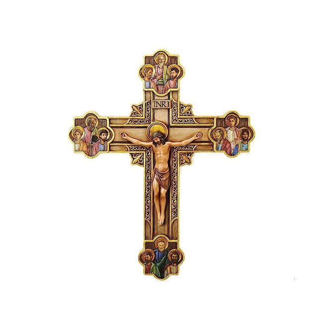 Joseph's Studio by Roman - Collection, 12" H The Apostles Crucifix, Made from Resin, High Level of Craftsmanship and Attention to Detail, Durable and Long Lasting