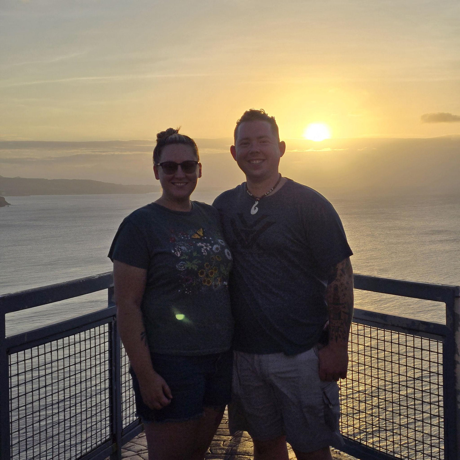 Two Lovers Point, Guam at sunset.