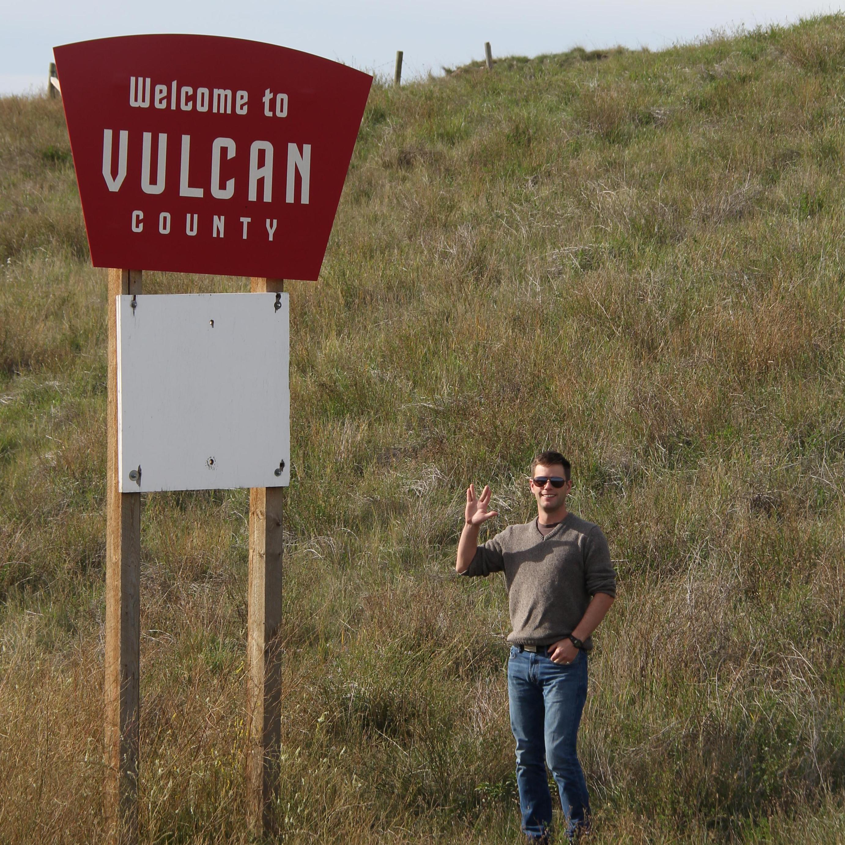 Live Long and Prosper. Vulcan, AB.