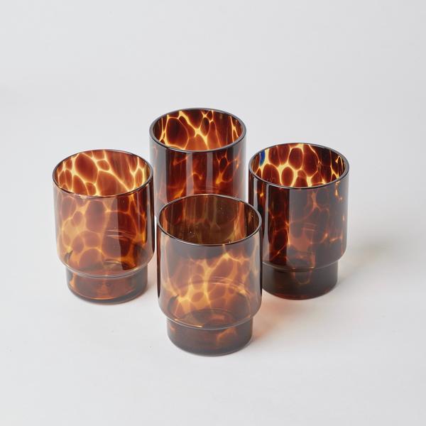 Tortoiseshell Glasses (Set of 4)