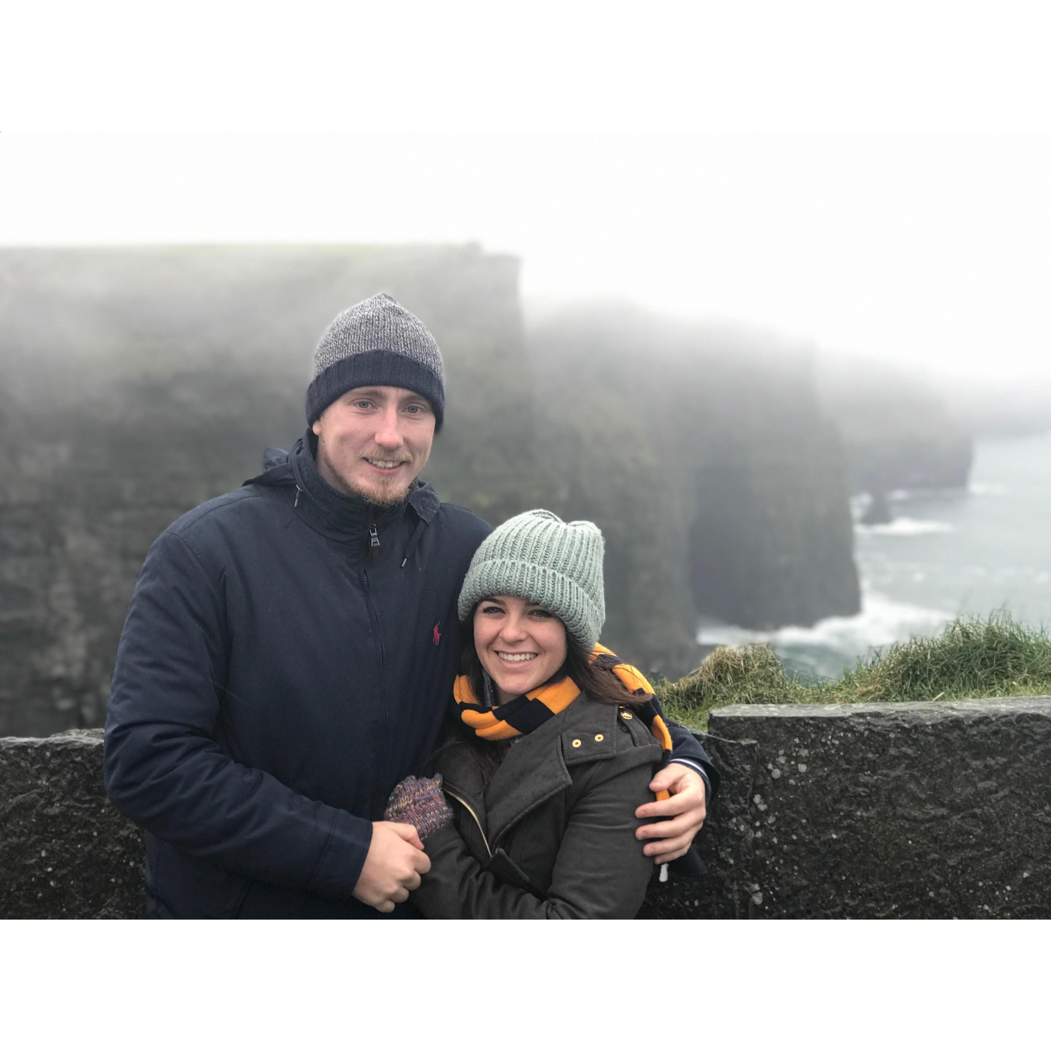 Ernest took Kate to Dublin to meet the fam in 2017!