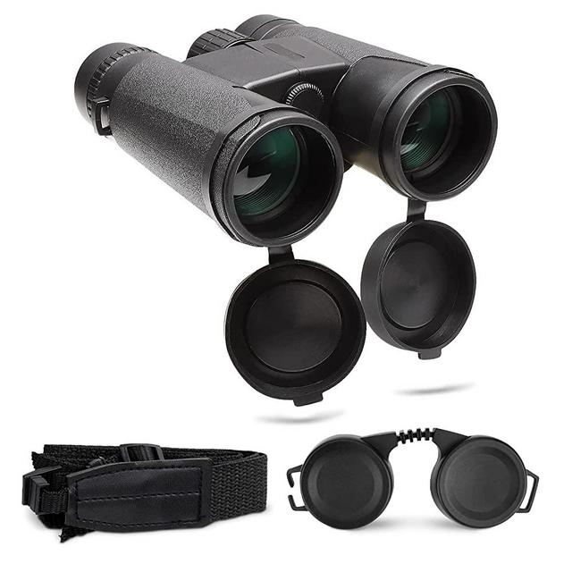 Starscope Compact Binoculars - 10X Long Range Binoculars for Hunting, Bird Watching and More | Small Lightweight Binoculars with 1000m Range and Wide FOV | Rugged, Weather-Proof Binoculars for Adults
