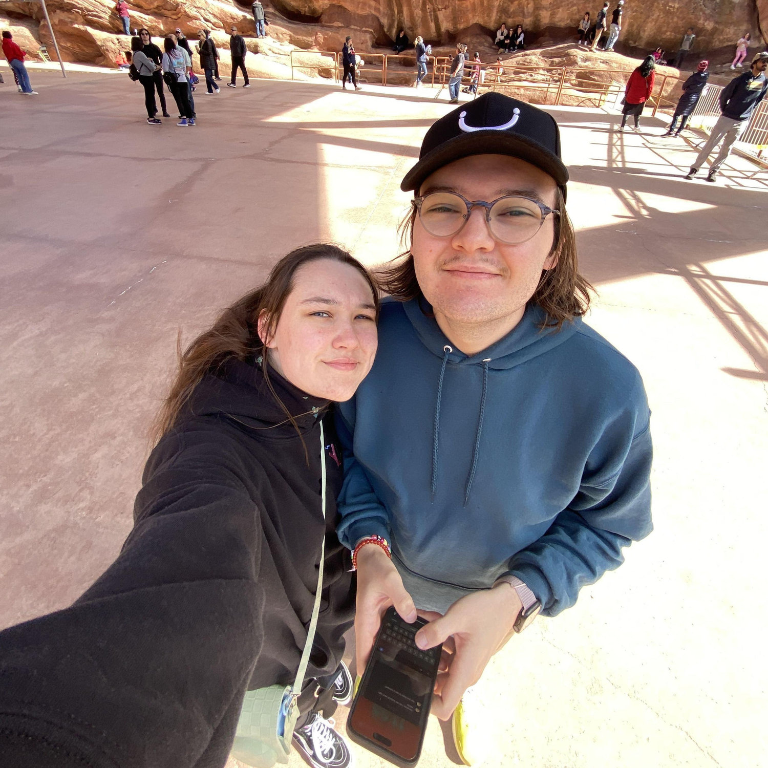 Standing where Weezer once stood - Red Rocks.