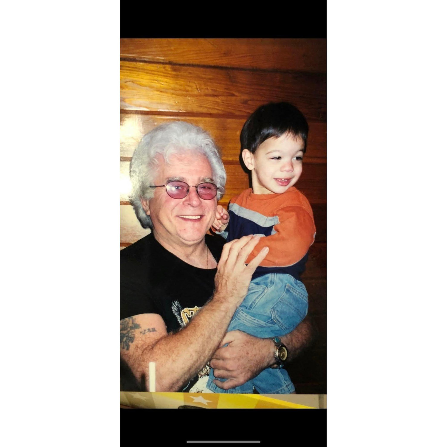 Baby Daniel with his Grandfather!