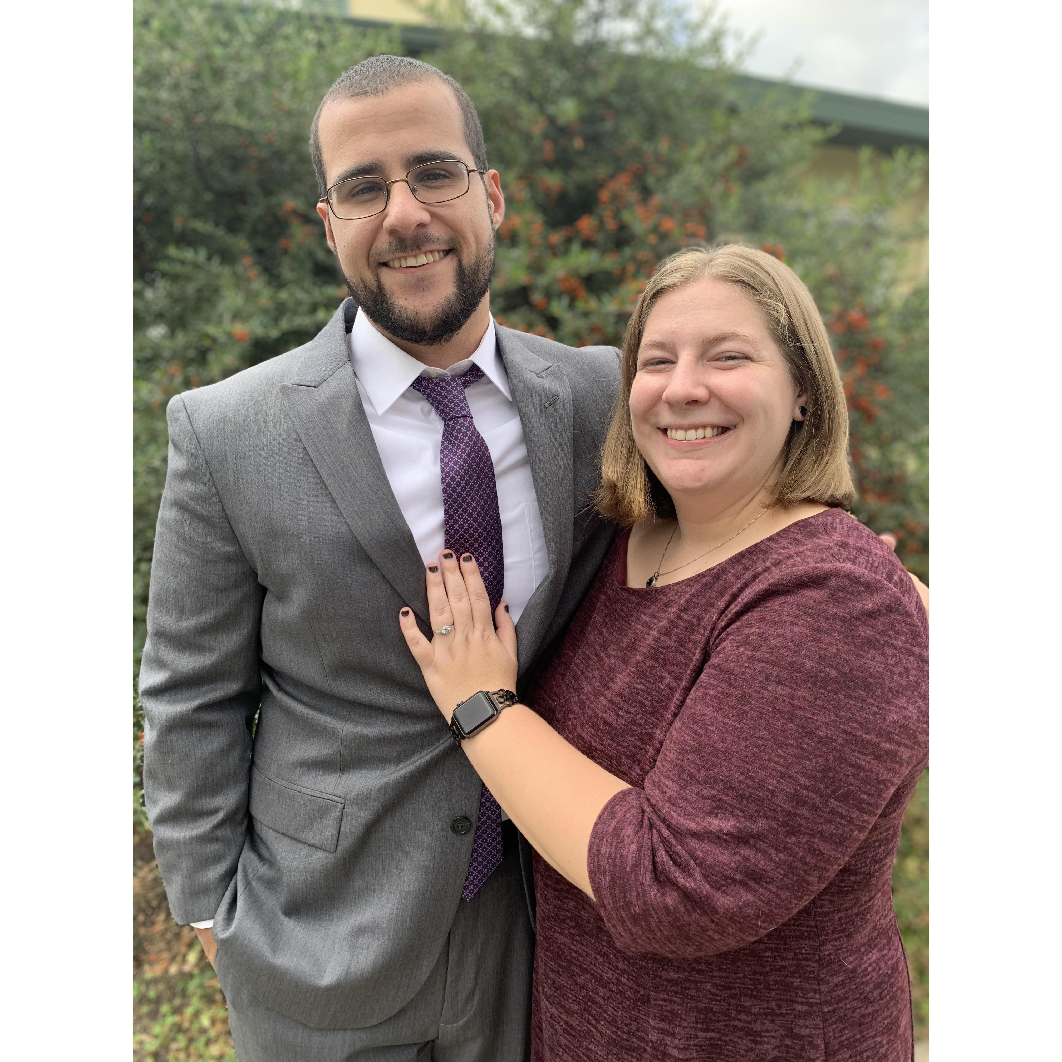 Before Sarah and Matt's Hallowedding 2021