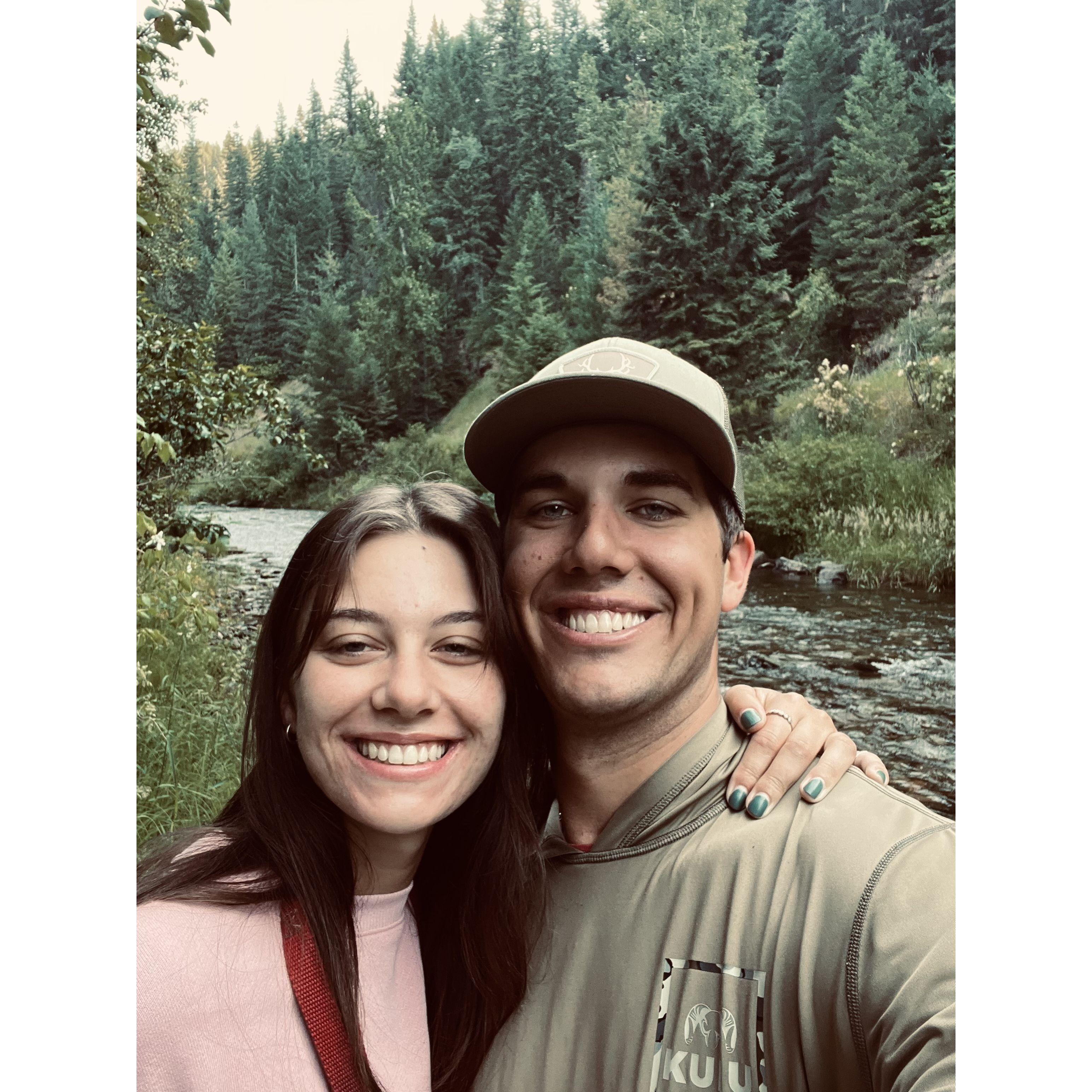 Their first photo together!