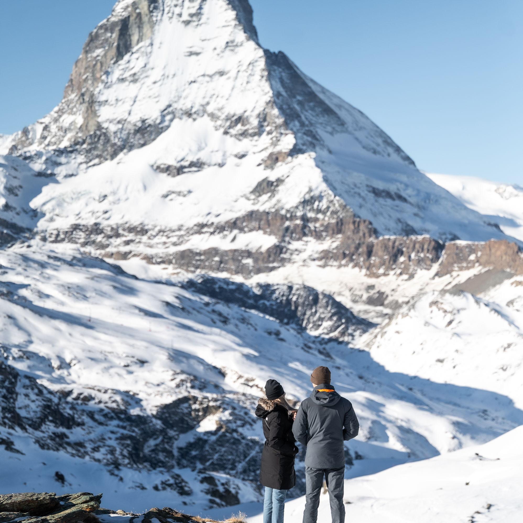 Moments before Mike got down on one knee