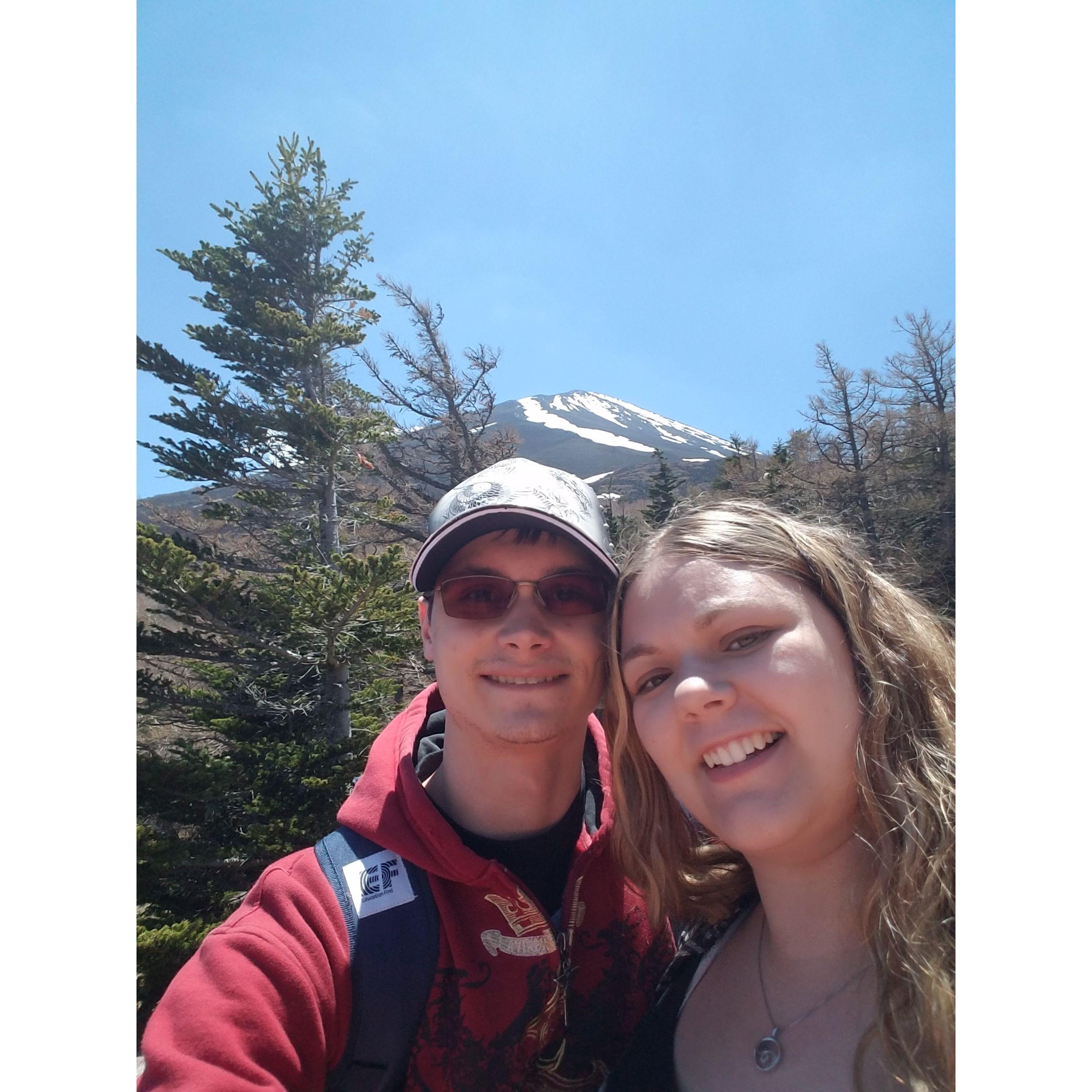Half-way up Mt. Fuji