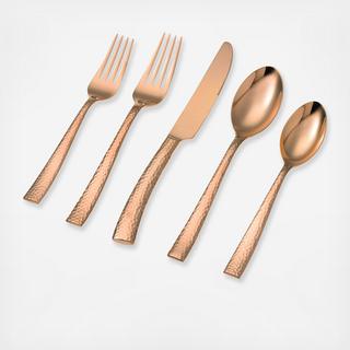 Paris Hammered 20-Piece Flatware Set, Service for 4