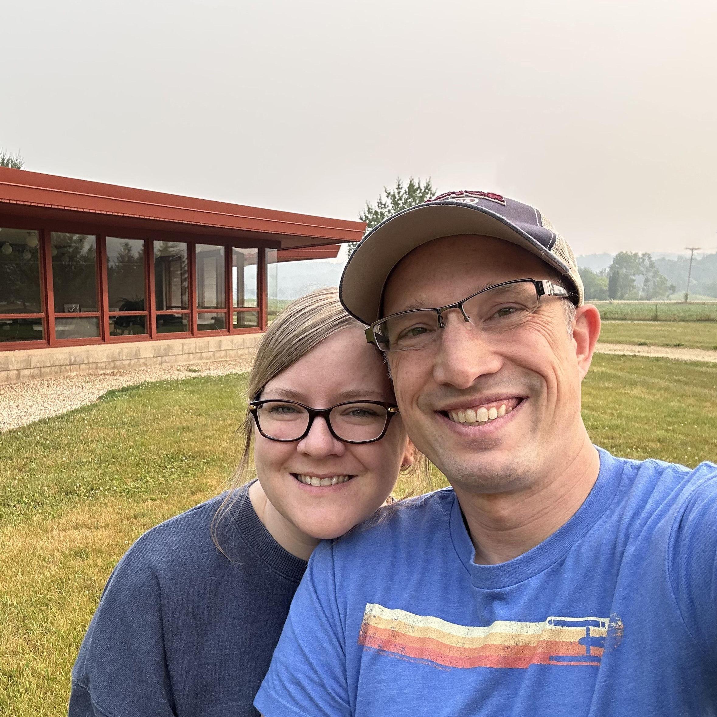 Visiting Frank Lloyd Wright's architecture on a road trip to Winsconsin
