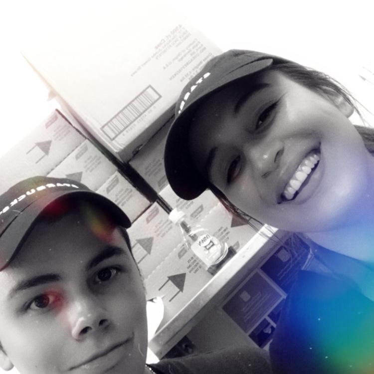 When we worked together!