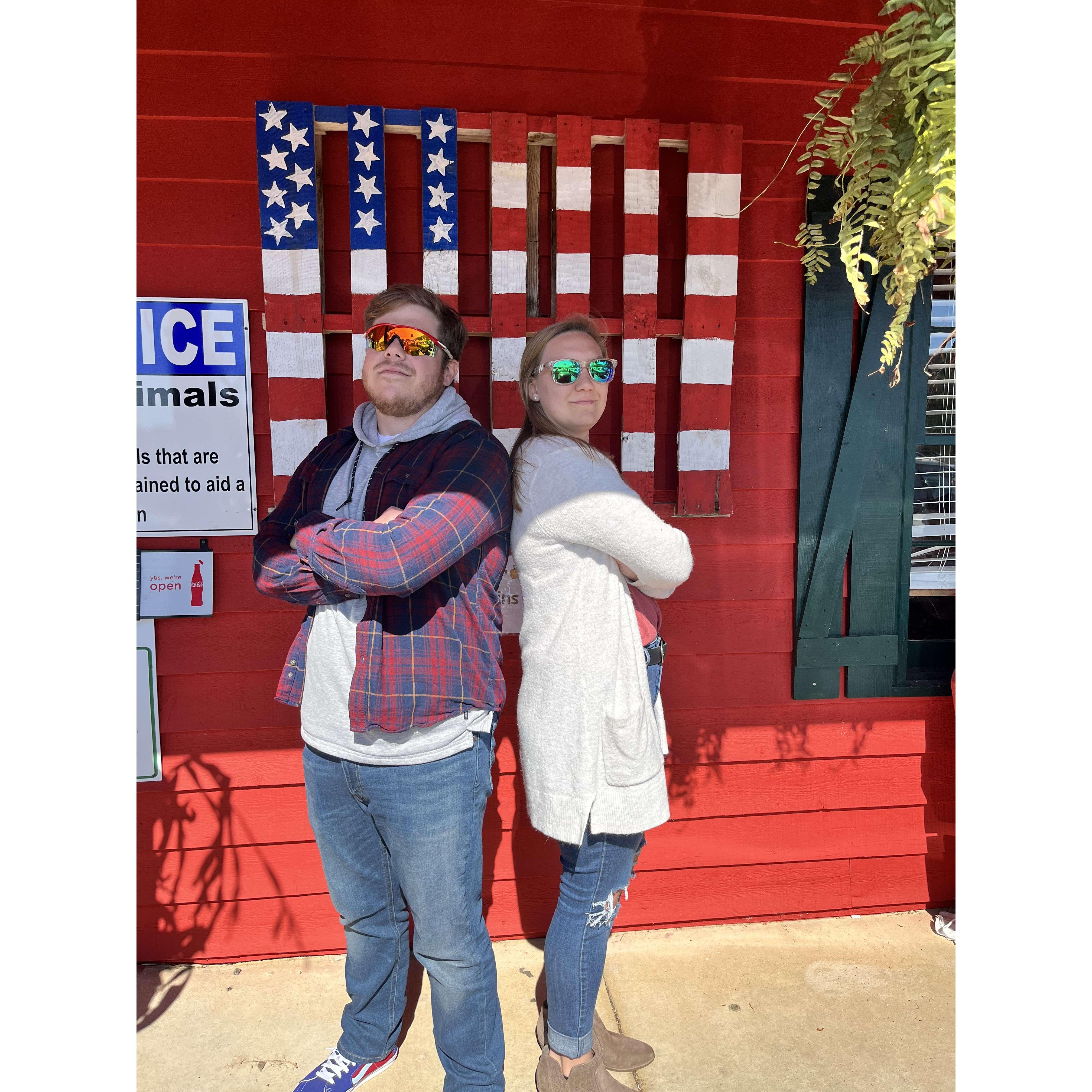 First outing with Lauren's family