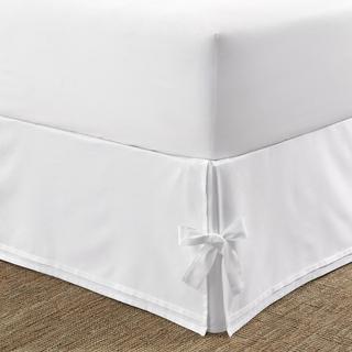 Corner Ties Tailored Bed Skirt