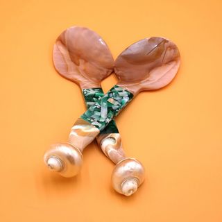 Seashell Salad Servers