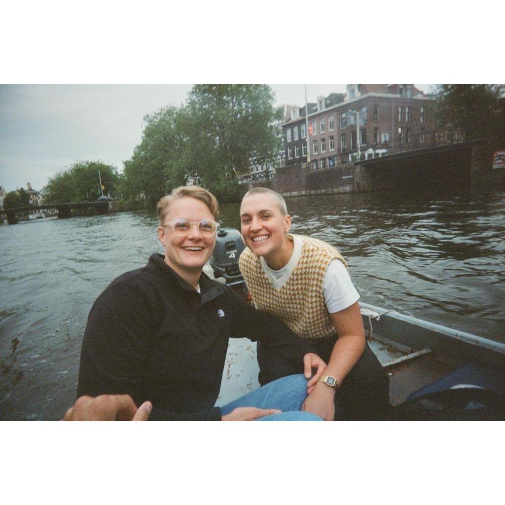 Boating around Amsterdam like pros.