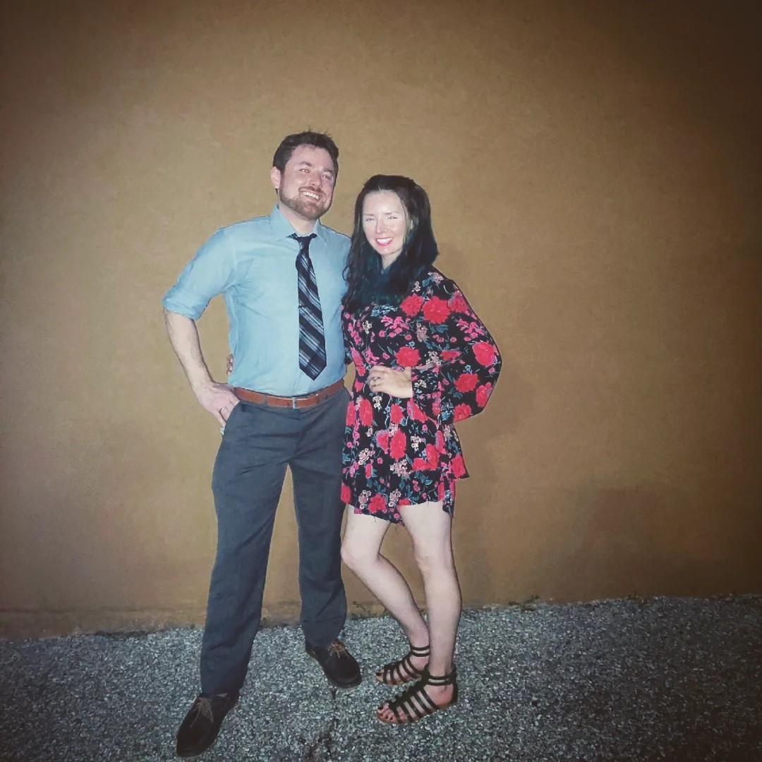 Never missing a chance to dress up for a wedding