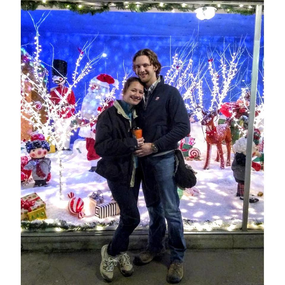 The year Jacqui was added to to the Mejean family Christmas pictures 2021
