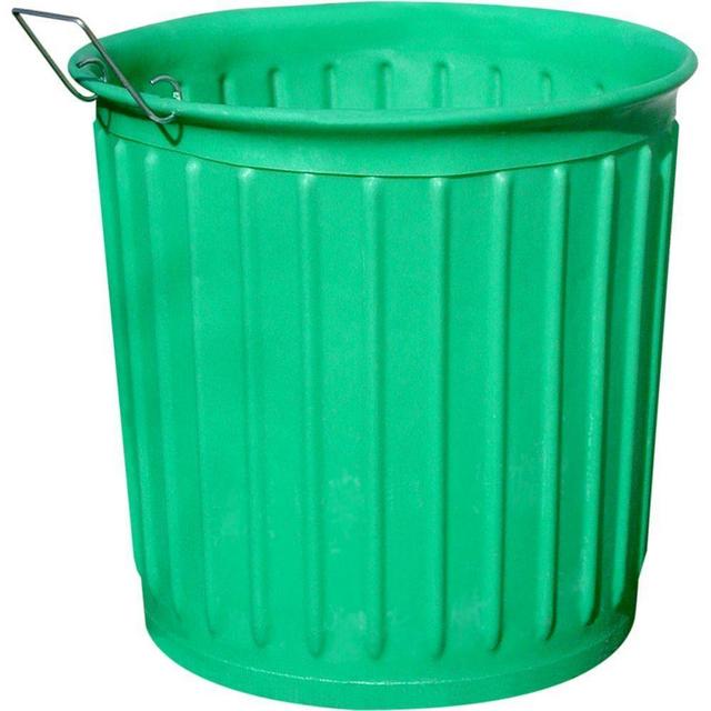 60 gal. Green Round Carry Barrel Trash Can