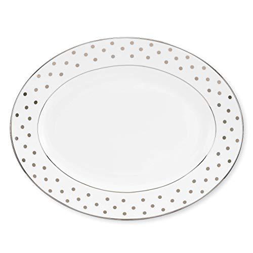 Kate Spade New York 815500 Platinum Larabee Road 13" Oval Platter
