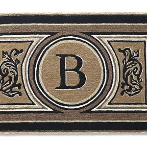 Wingate Monogrammed Door Mat & UV-Treated Weather-Resistant Fibers