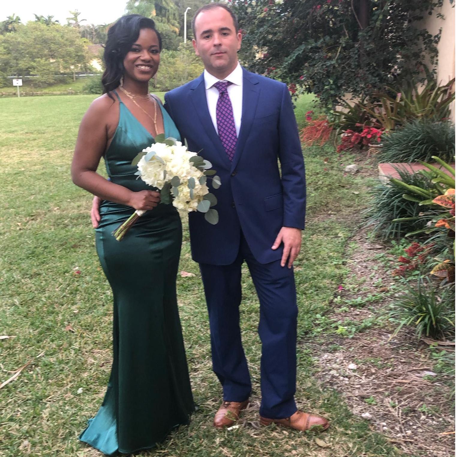 At a friends wedding in Miami.