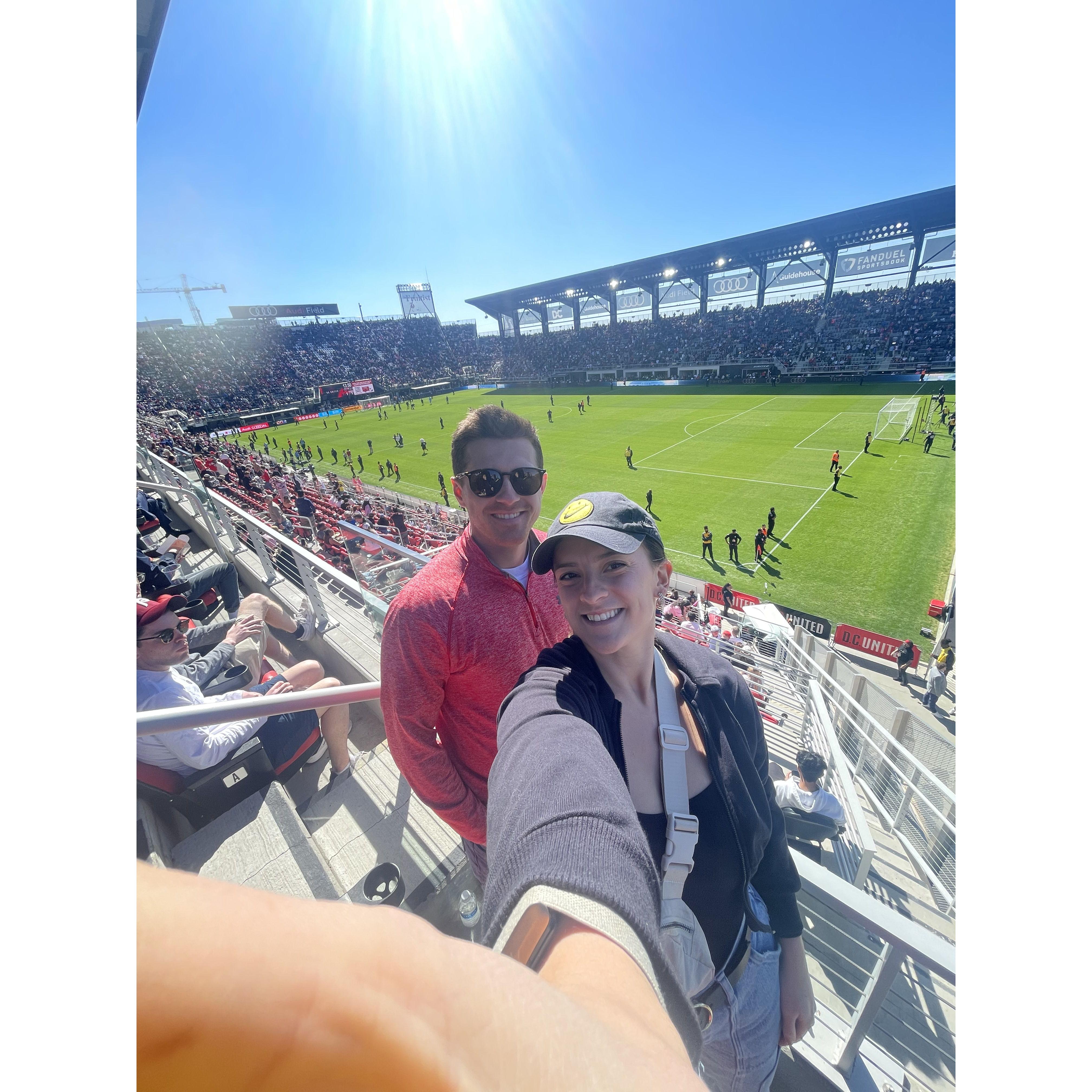 Soccer games at Audi Field!
