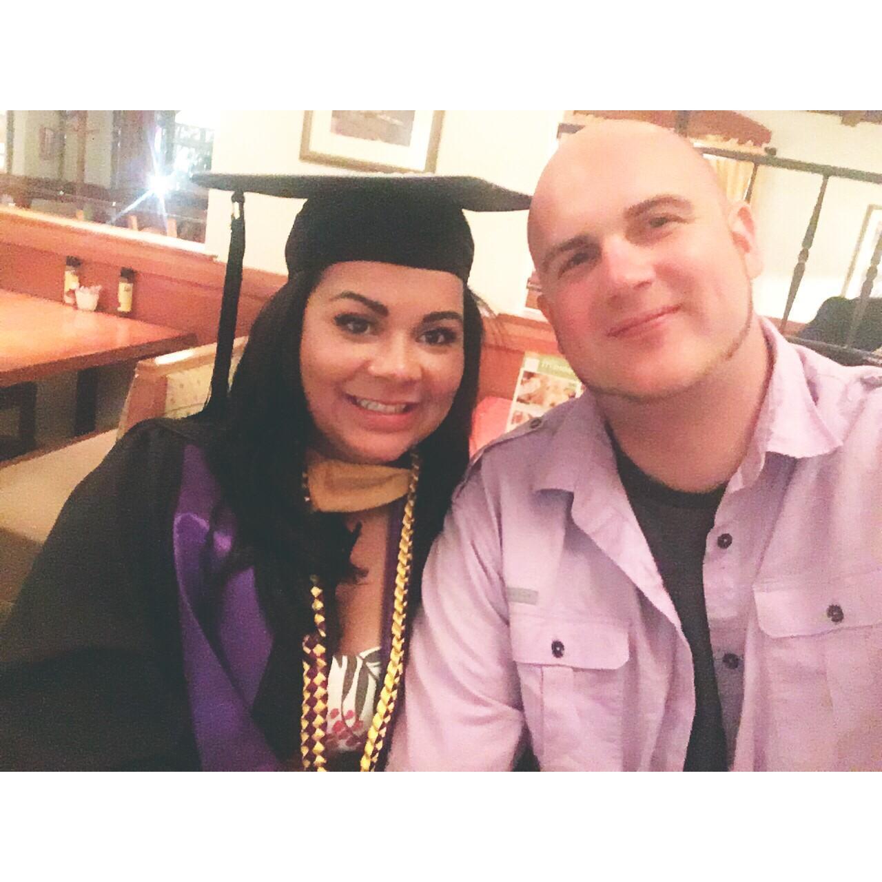 Nina's Grad school Graduation 2016.
