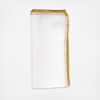 Crochet Edge Napkin, Set of 4