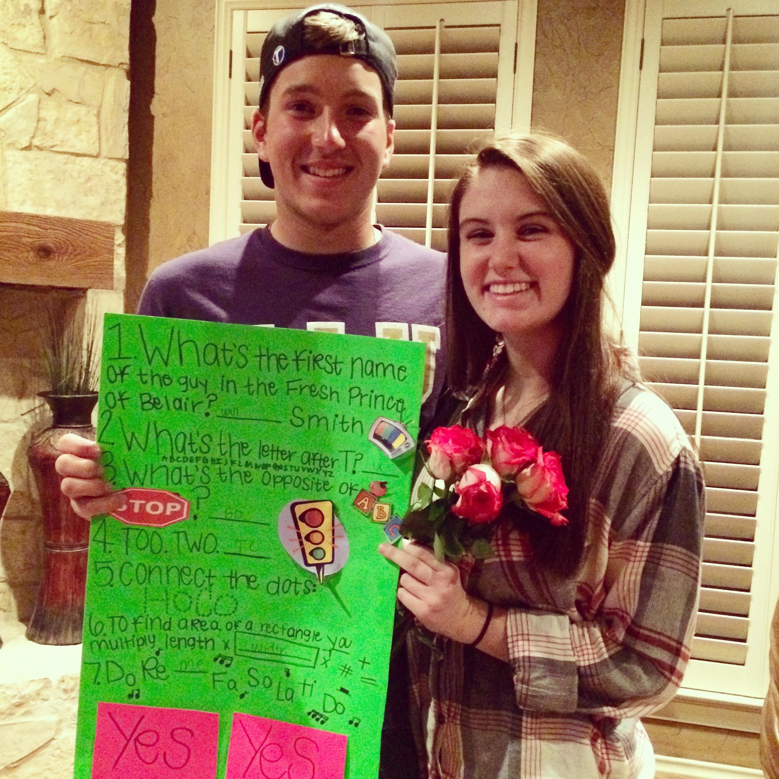 "The First Day" 
Homecoming 2014 dates and officially dating all in the same night.
October 4th, 2014