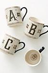 Letter "A" Tiled Margot Monogram Mug