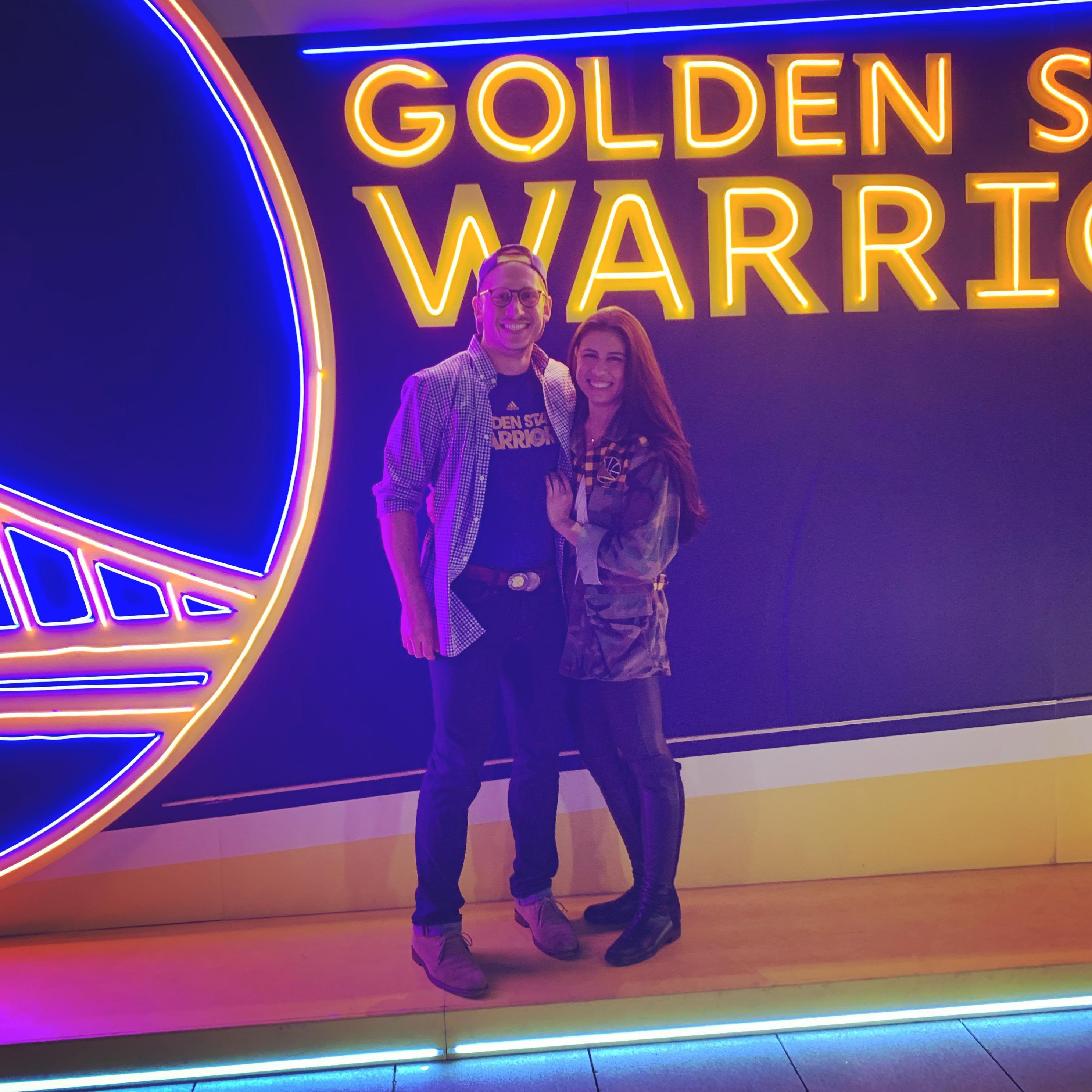 Our first photo. Go Dubs!