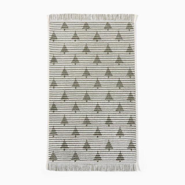 Forest Fable Hand Towel, Hand, Dark Olive