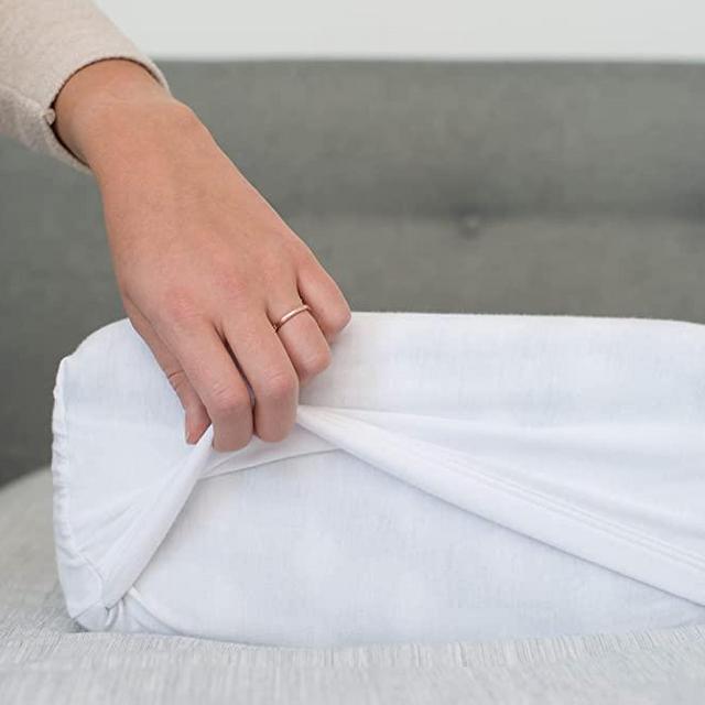 Pillow Cube Pro Pillowcase - White | Cube Case | Pillow Cube Pro Case | Poly Spandex Blend | Soft Stretch | Fits 12x24