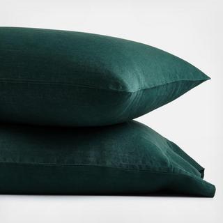 Natural Hemp Fiber Pillowcase, Set of 2