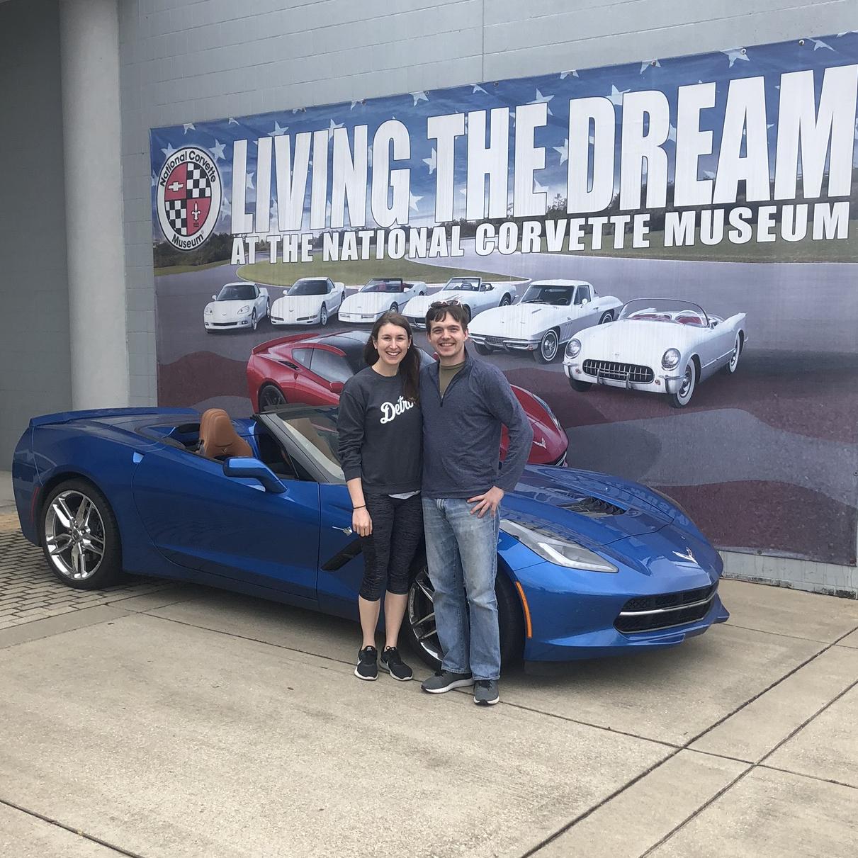 Upgrade honeymoon rental car