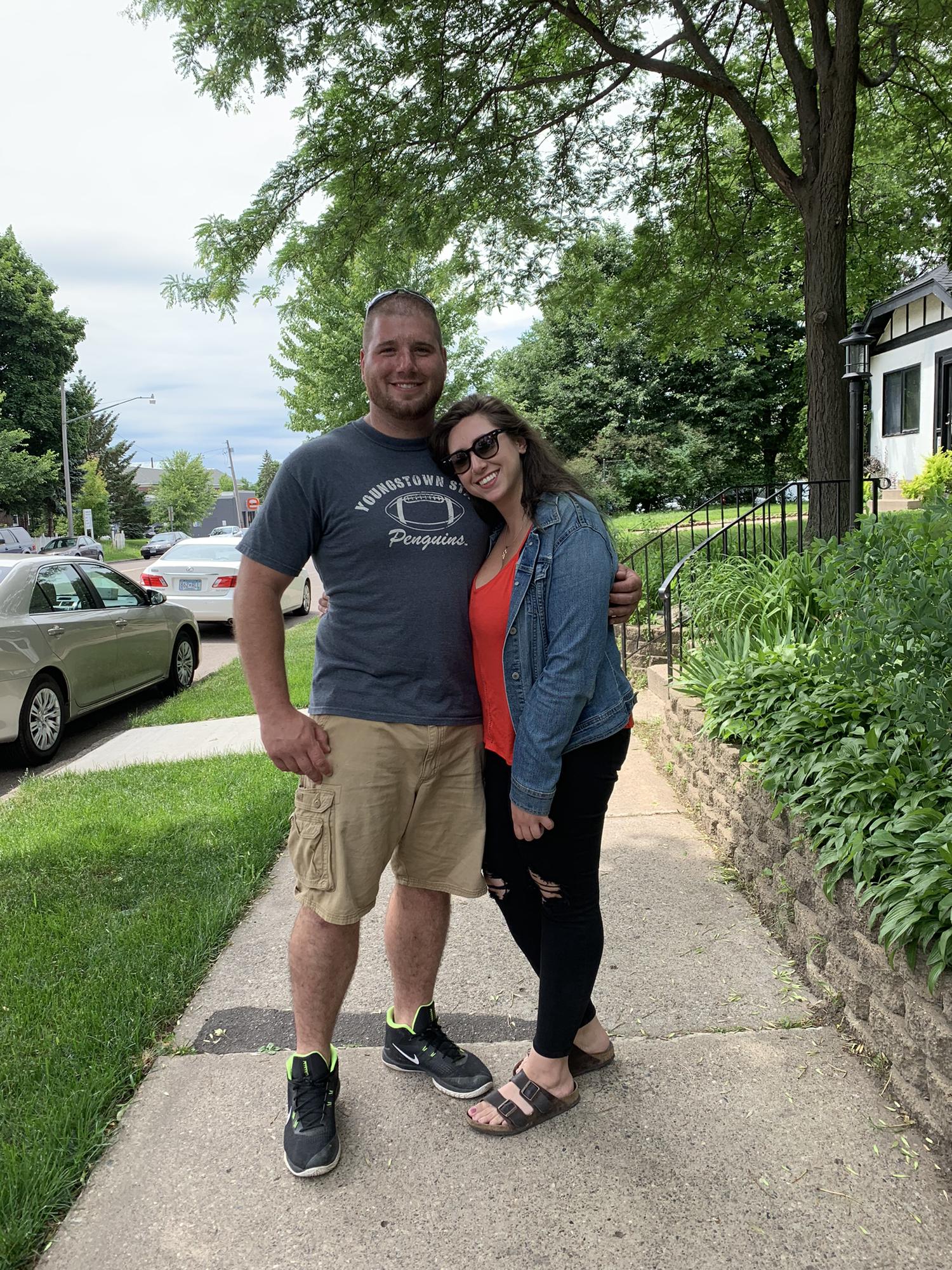 One of our first dates in St. Paul