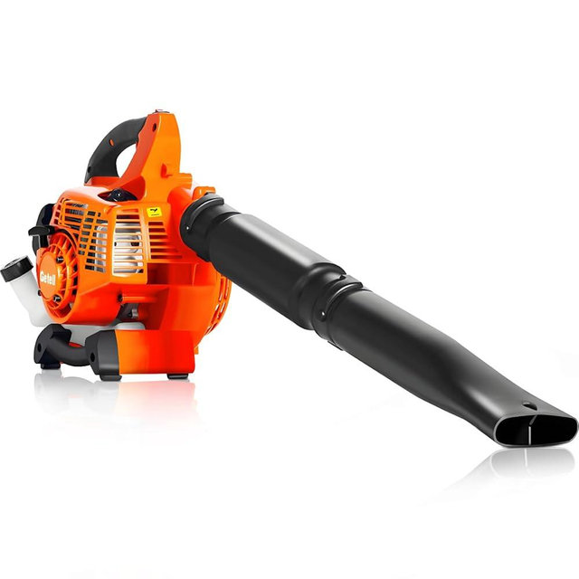 Getell Handheld Gas Leaf Blower – 26cc 2-Cycle Engine, 180 MPH, 380 CFM – Gas Powered Blower for Lawn Care, Leaf Cleanup, Driveways, and Light Snow Removal (GET263)