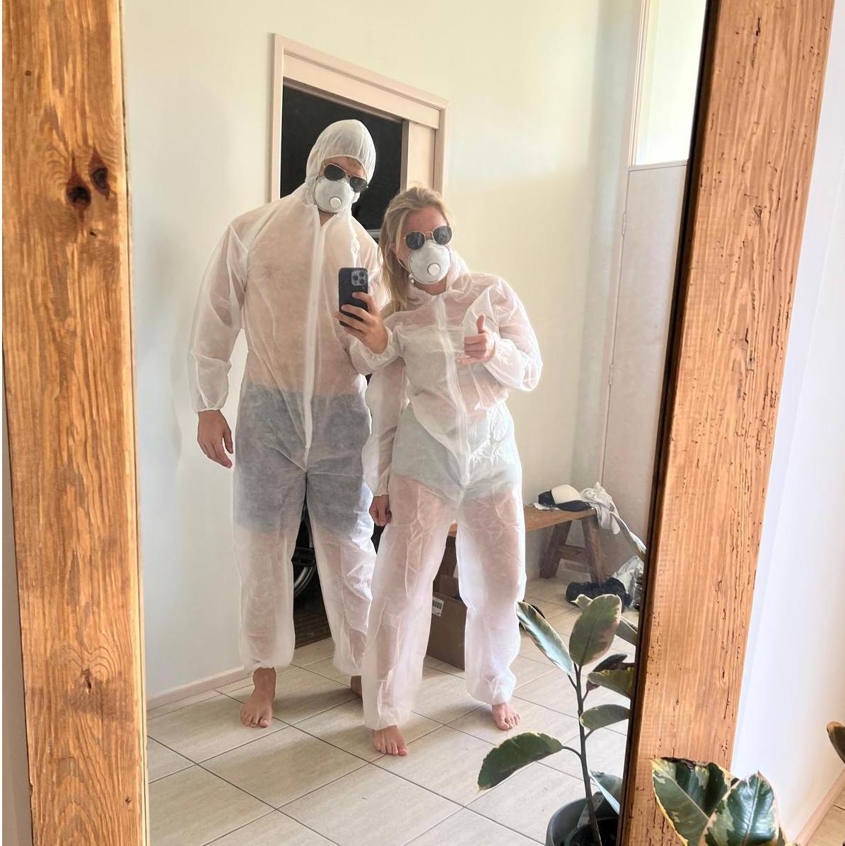 We bought our first home after officially dating for 3 months - the start of our crazy reno journey.