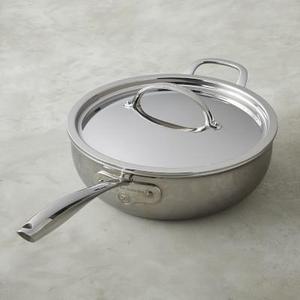 Williams Sonoma Thermo-Clad™ Stainless-Steel Essential Pan, 5-Qt.