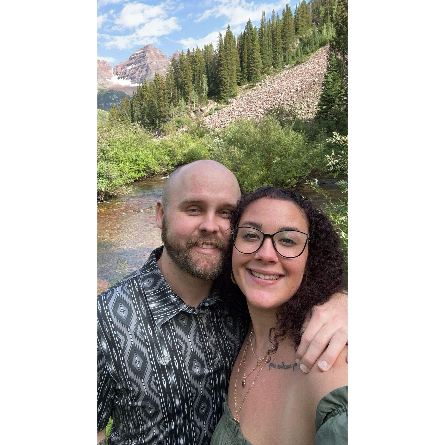 Taking in the amazing scenery at the wedding of some of our favorite people, Tristin & Brooke