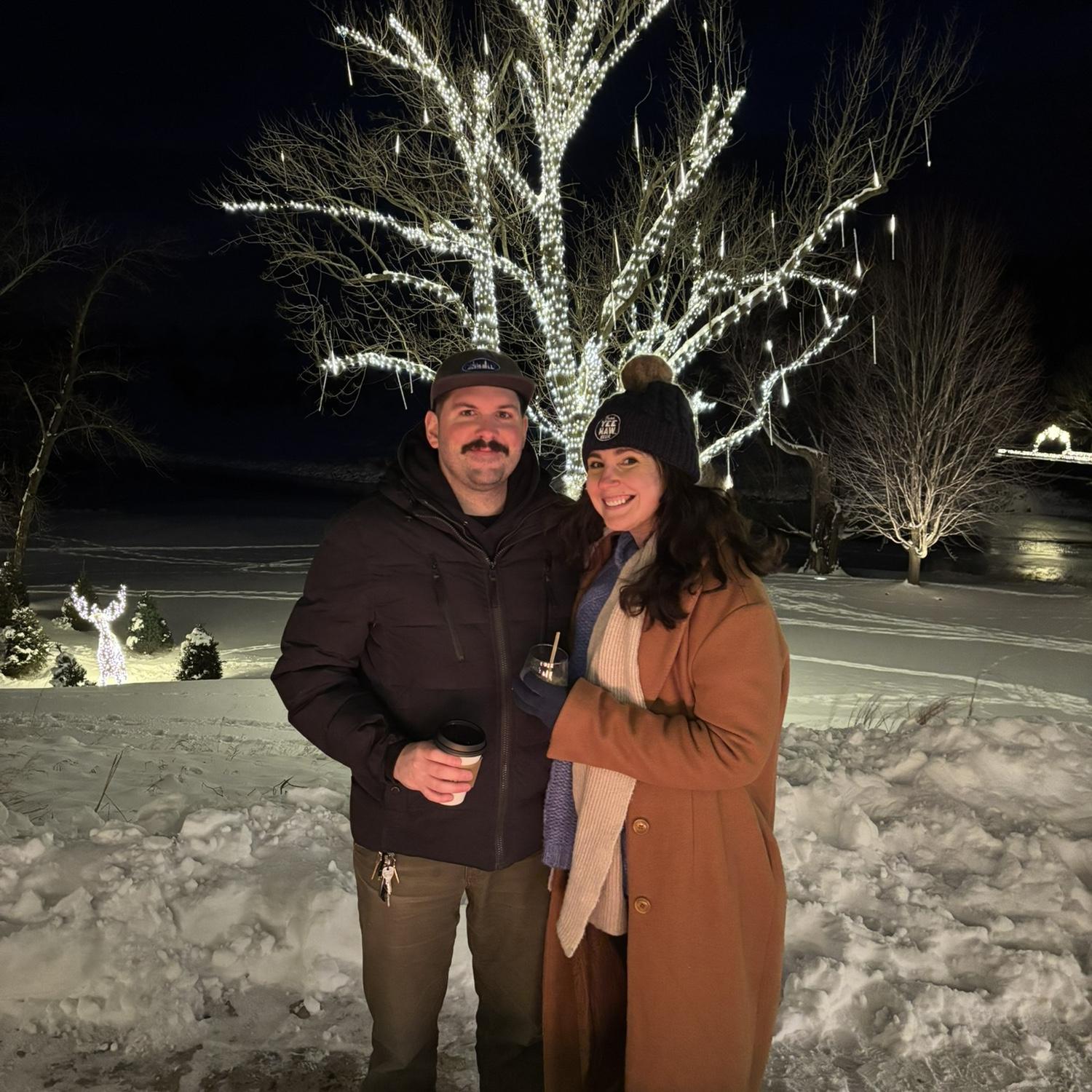 Alec's first Christmas in Wisconsin! We landed in a snowstorm, naturally.