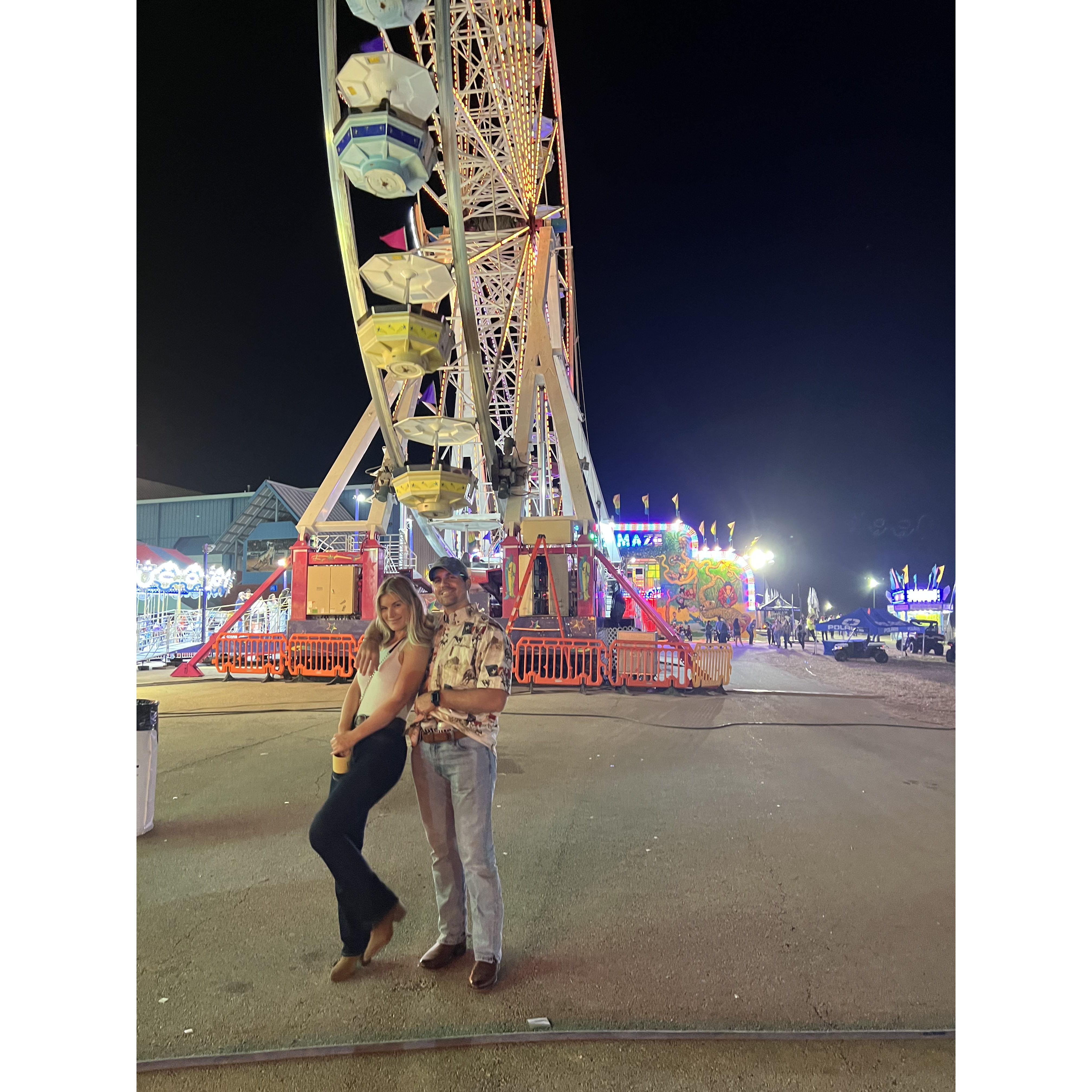 Austin Rodeo, attempting to sneak out the over priced beers!