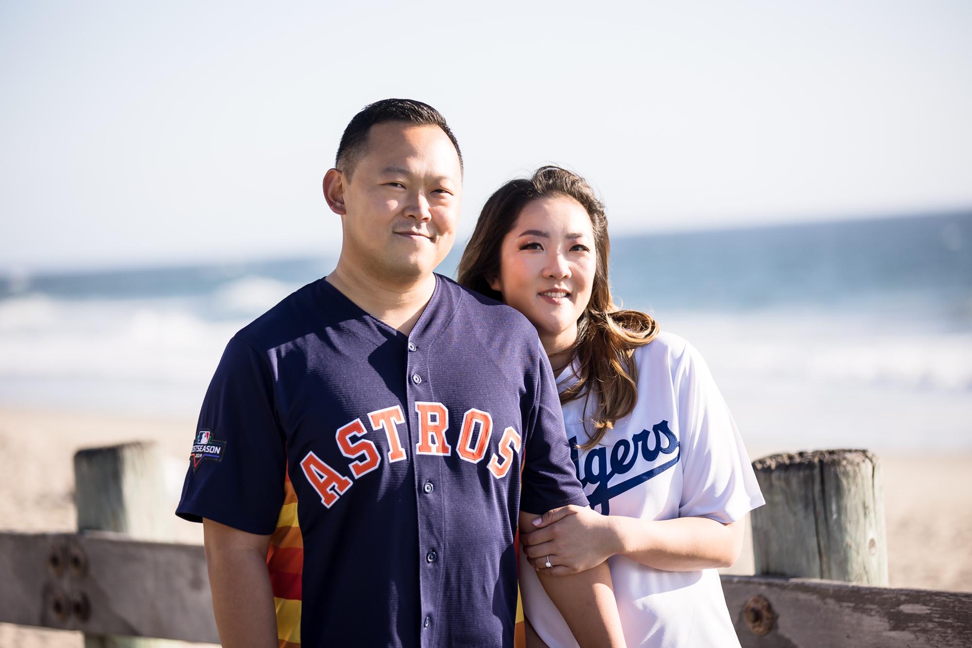 Engagement photo picture taken at a park in Laguna Beach!