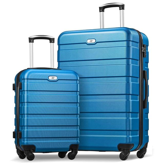 Suitour 2 Piece Luggage Sets,Hard Shell Carry on Luggage and Lightweight 28 inch Checked Luggage for Travel (20 in/28in)