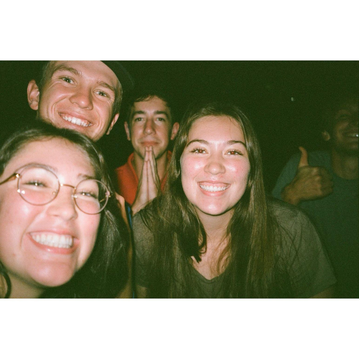 Our First Ever Photo Together! (Joe is in the shadows)