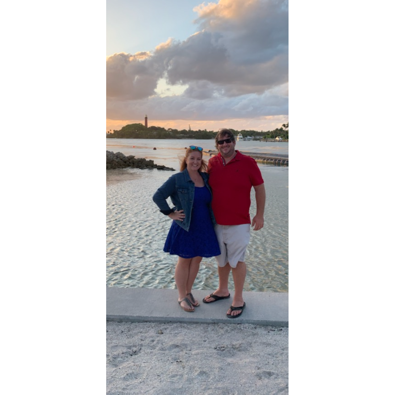 Sunset at the Jupiter lighthouse.