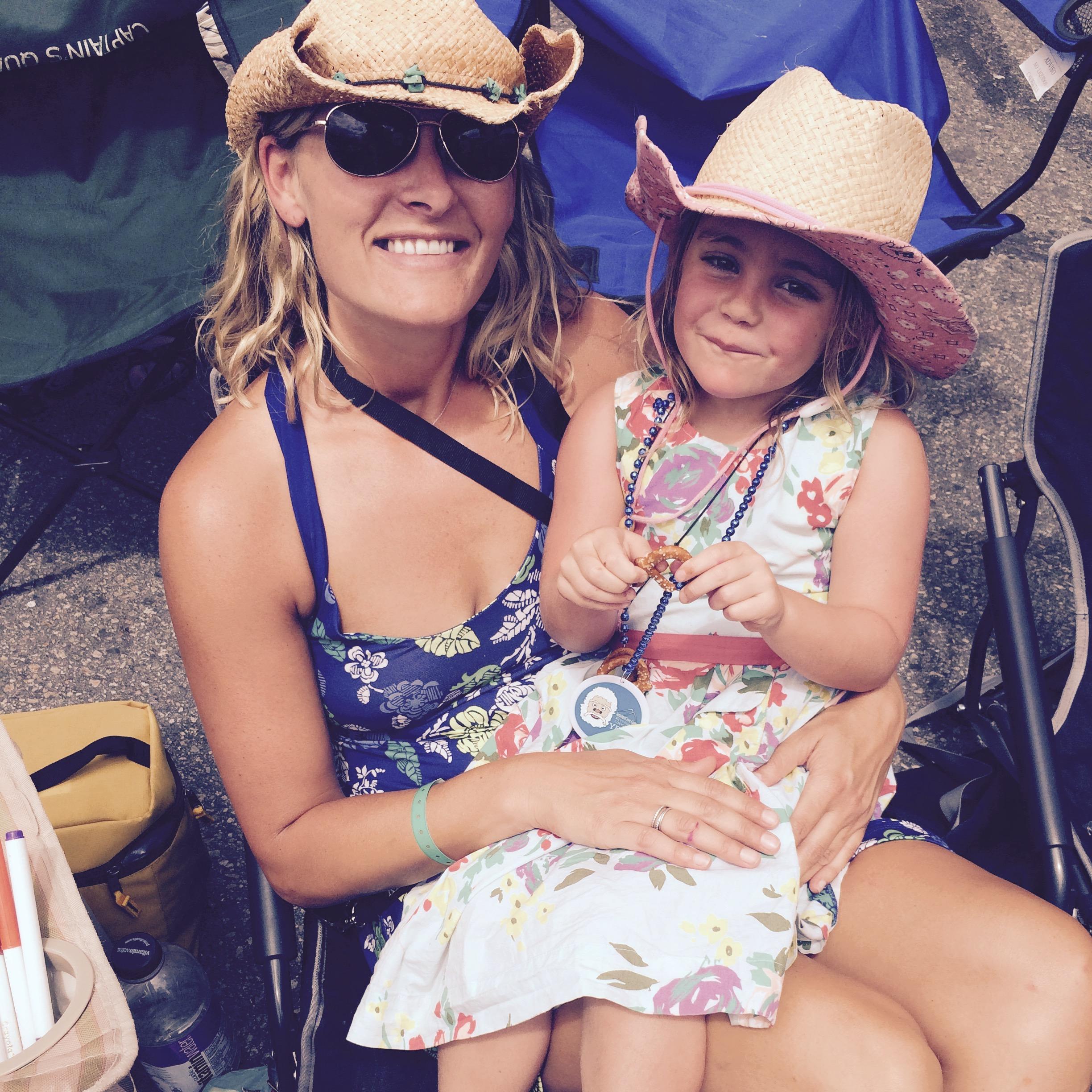 Lots of fun in the summer at music festivals.. with Grandma Judy and Grandpa Charlie!