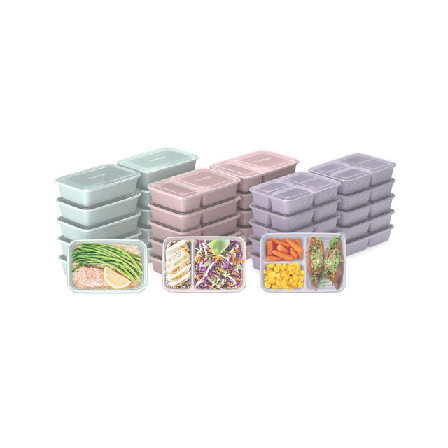 Bentgo Prep Meal Prep Kit Gleam Metallic Collection, 60-Pieces